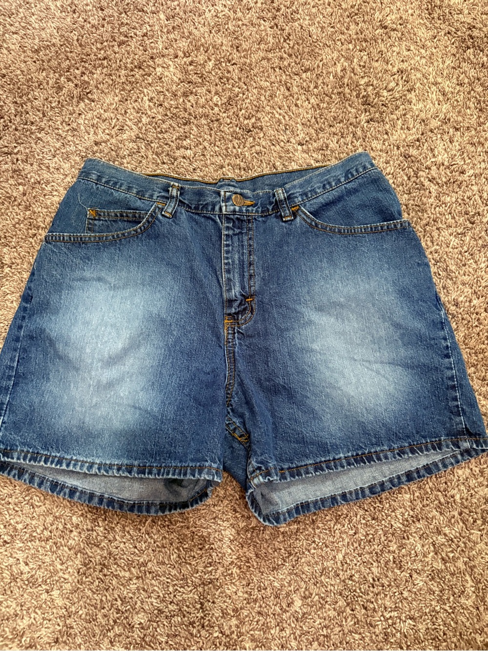Vintage riders by Lee High-Waist Denim Shorts - Faded Blue